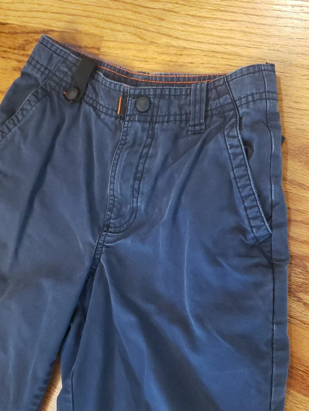 GAP Navy Blue Cargo Shorts With Adjustable Waist Size: 8